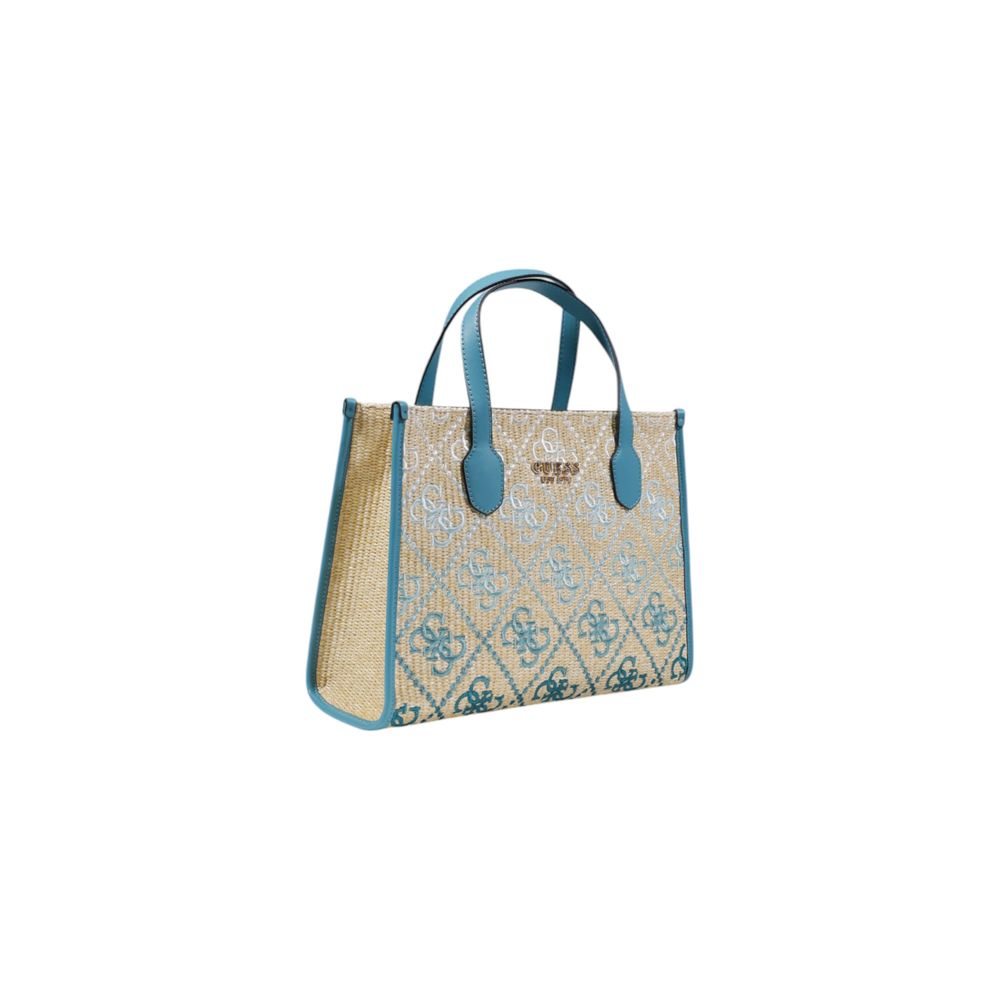 Turquoise Polypropylene Handbag