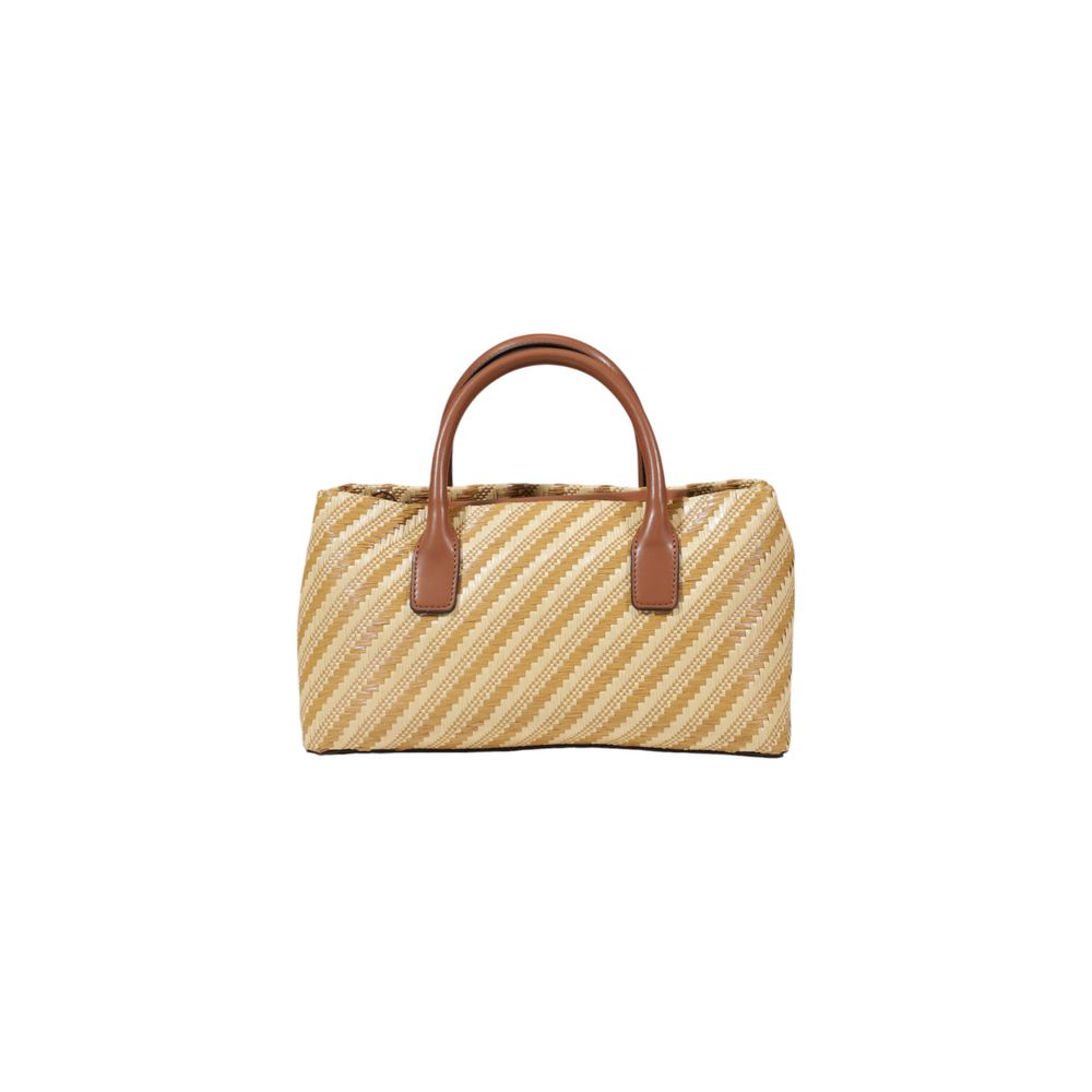 Beige Polypropylene Handbag