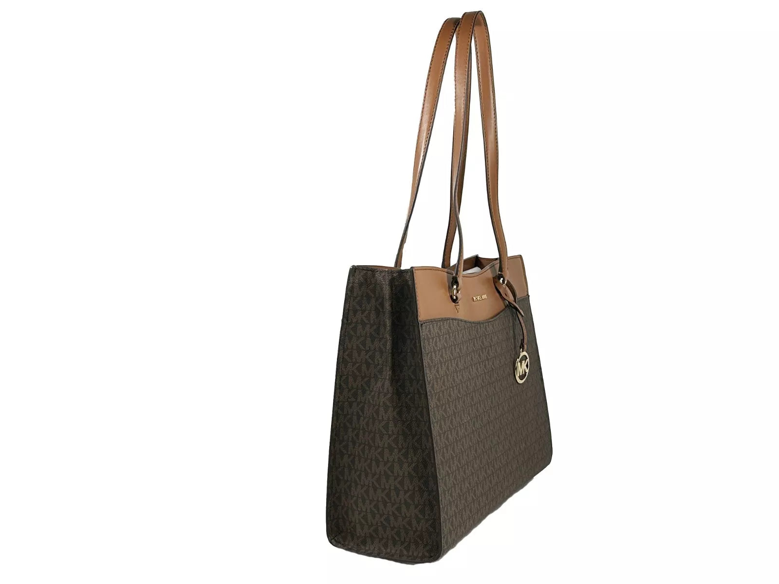 Jet Set Large Pocket Tote Bag Brown