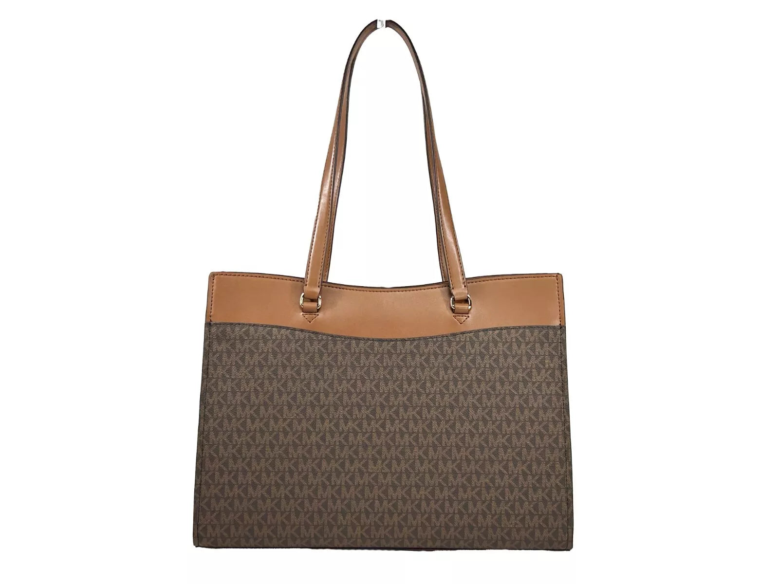 Jet Set Large Pocket Tote Bag Brown