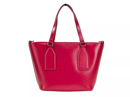 Small Saffiano Leather Tote Crossbody Bag