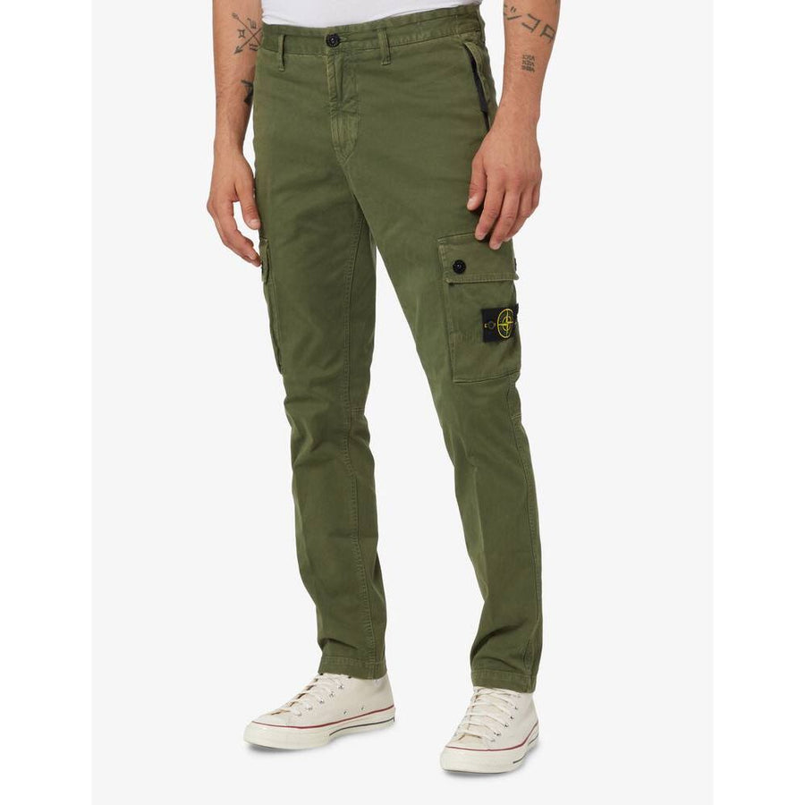 Green Cotton Jeans & Pant