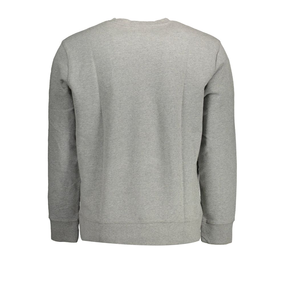 Gray Cotton Men Sweater