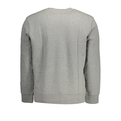 Gray Cotton Men Sweater