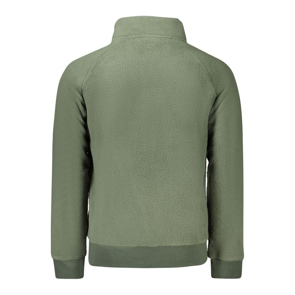 Green Polyester Men Jacket