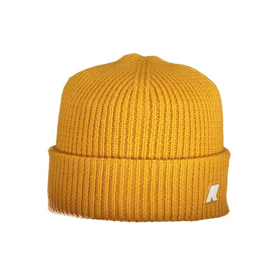 Yellow Wool Men Cap