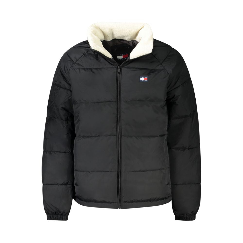 Black Polyamide Men Jacket