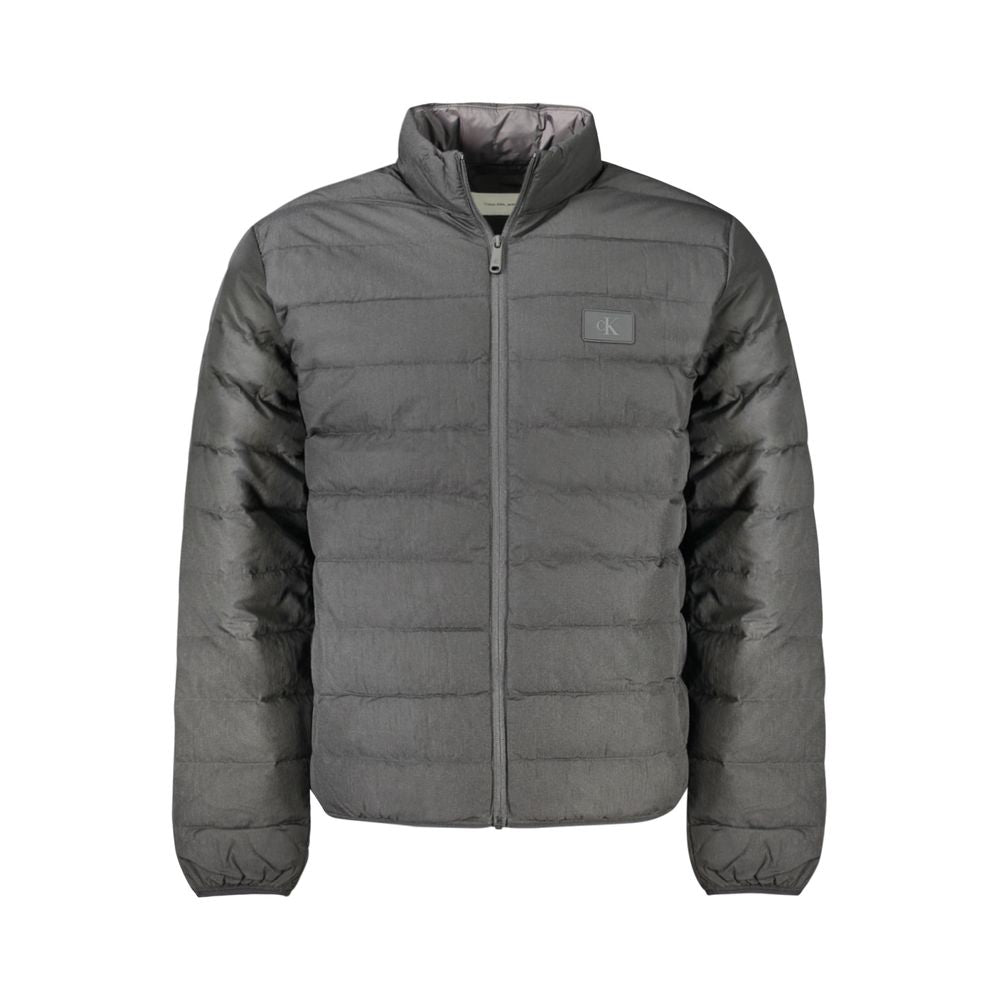 Black Polyamide Men Jacket