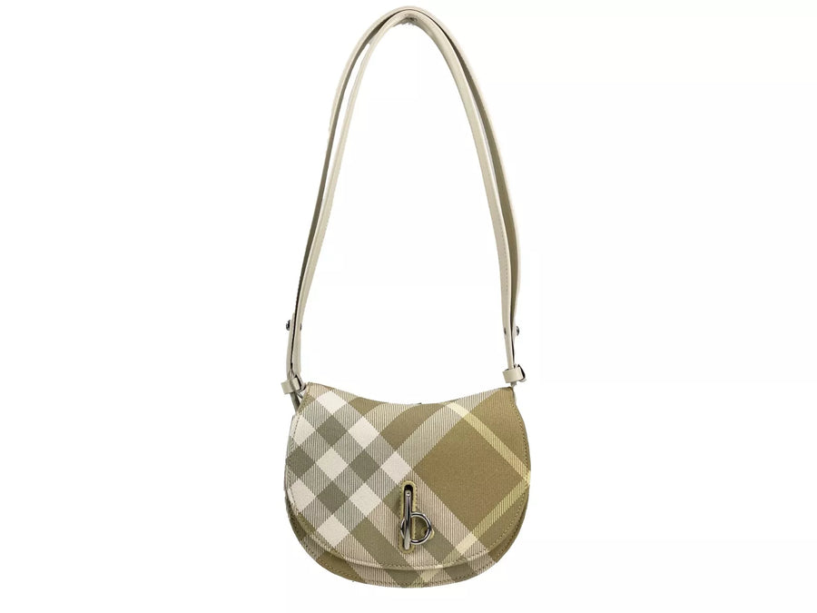 Mini Check Rocking Horse Crossbody Bag Purse