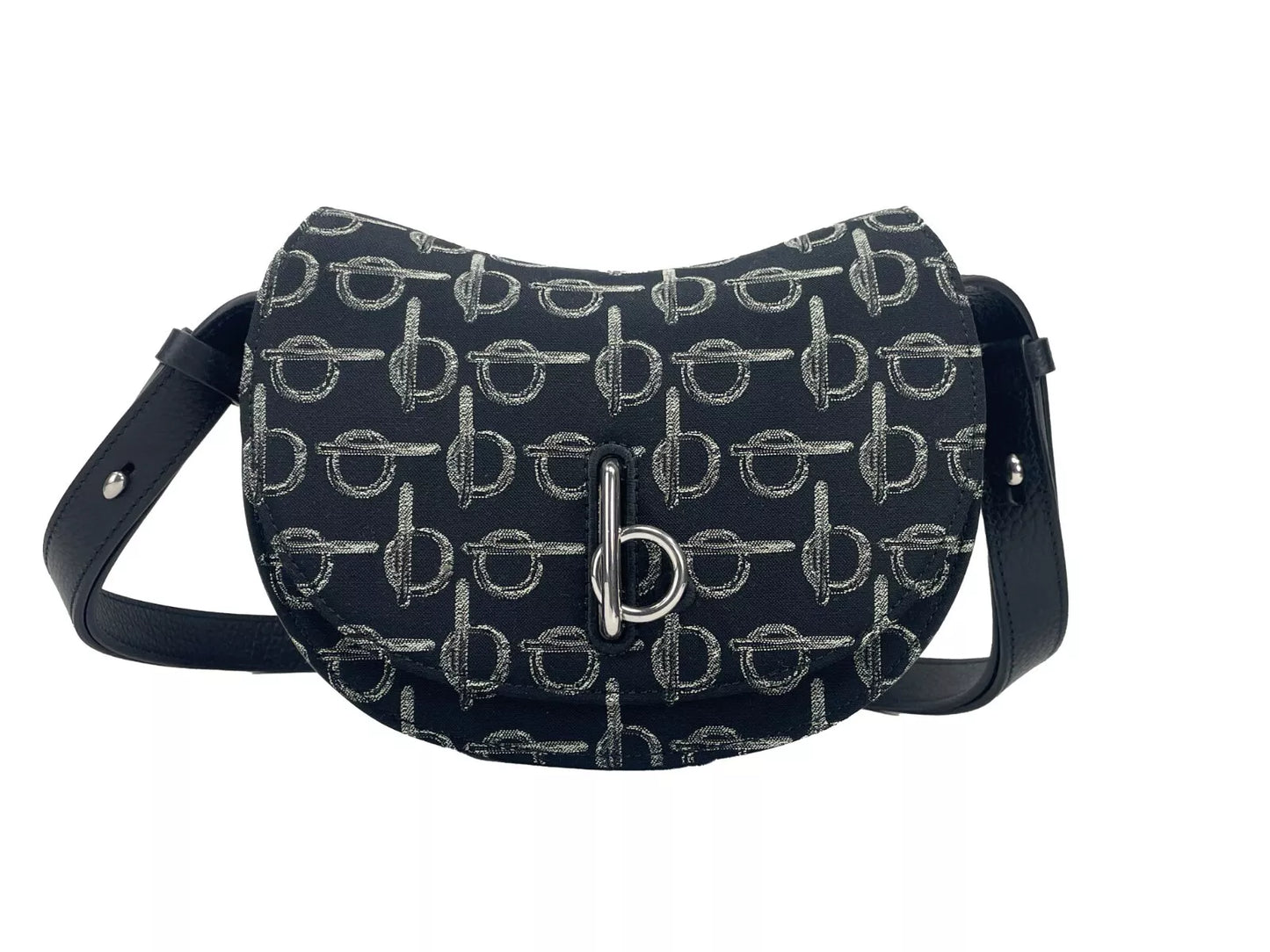 Mini Rocking Horse Crossbody Bag Purse Black