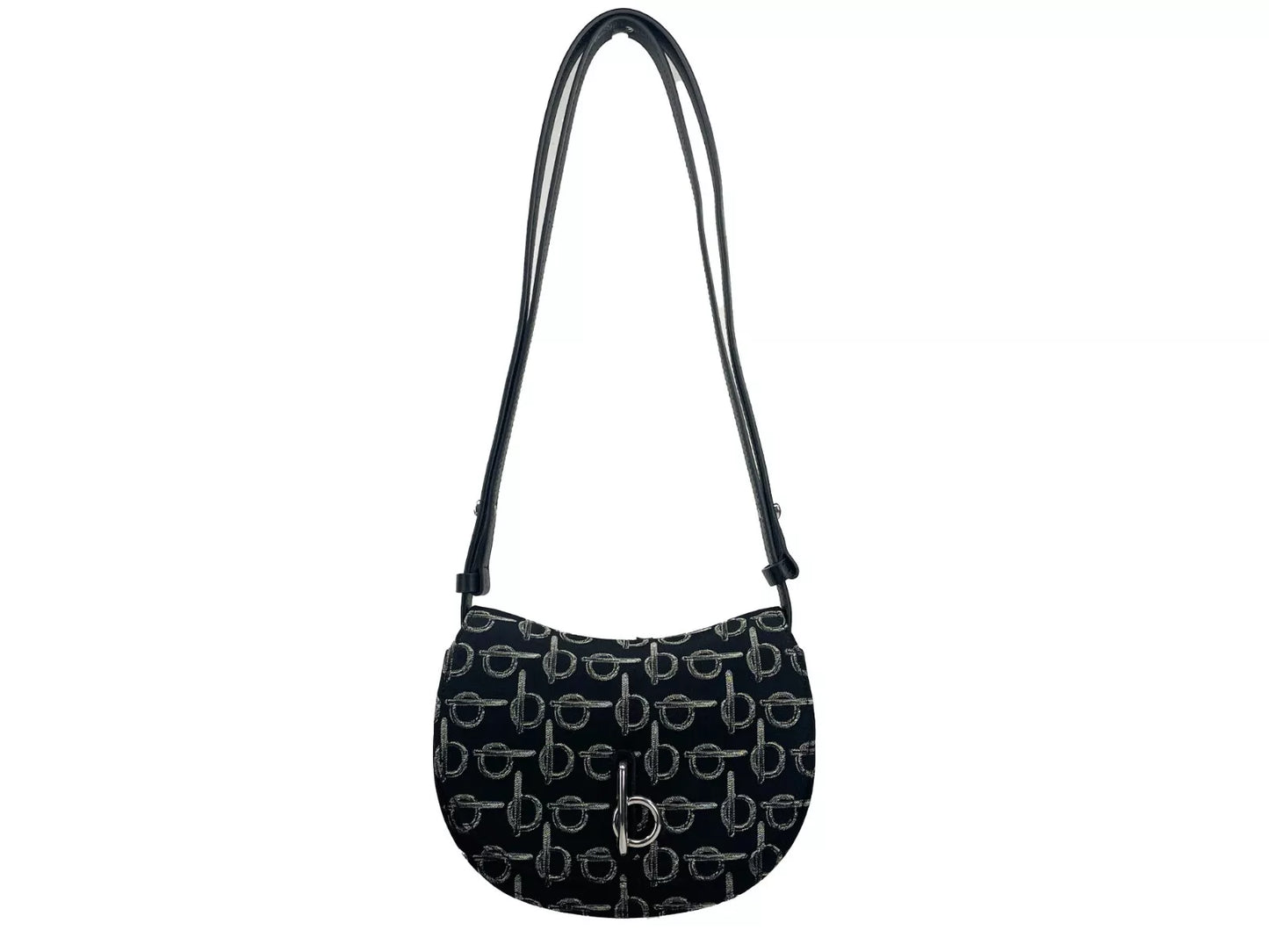 Mini Rocking Horse Crossbody Bag Purse Black