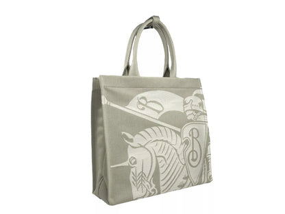 EKD Canvas Tote Bag With Coin Pouch Beige