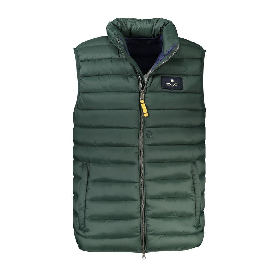 Green Polyamide Men Jacket