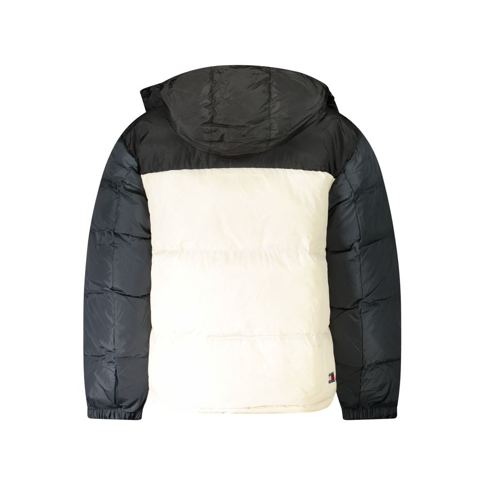 Black Polyester Men Jacket