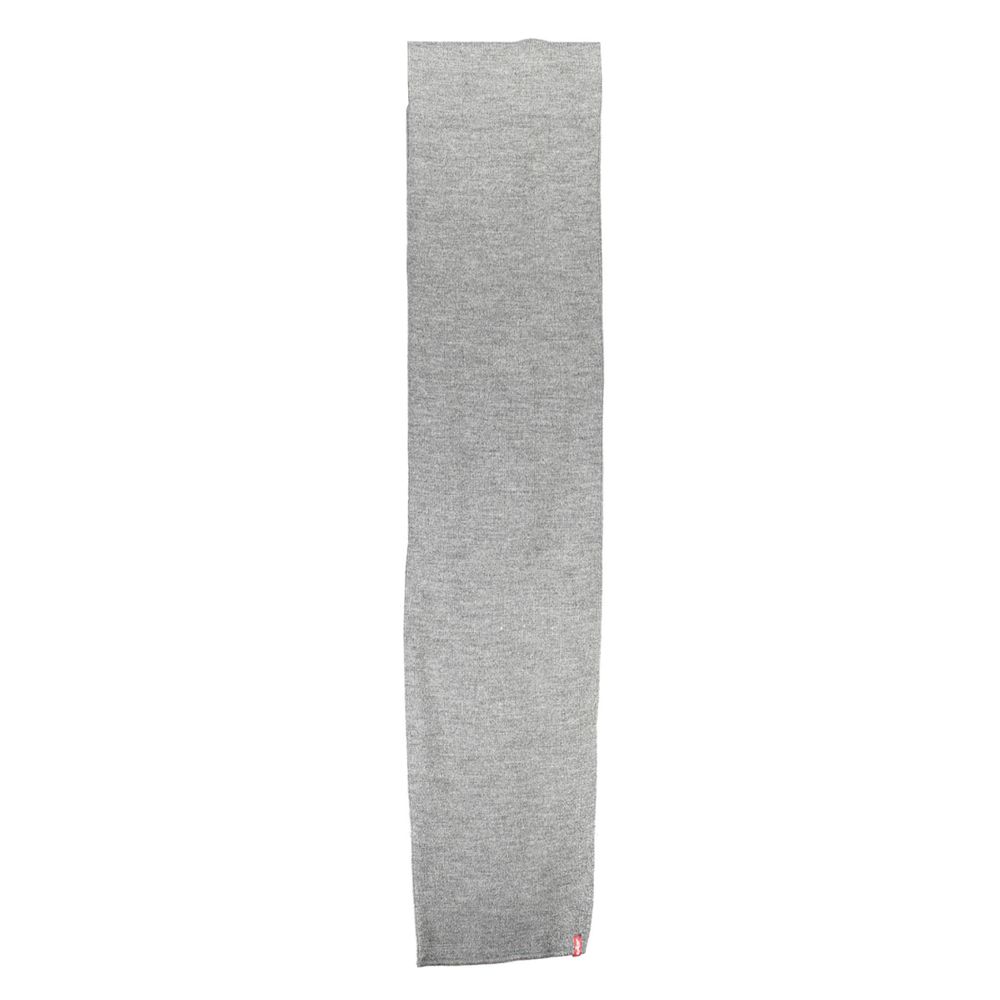 Gray Acrylic Men Scarf