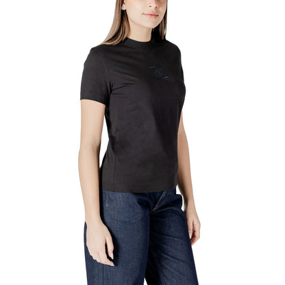 Black Cotton Tops & T-Shirt