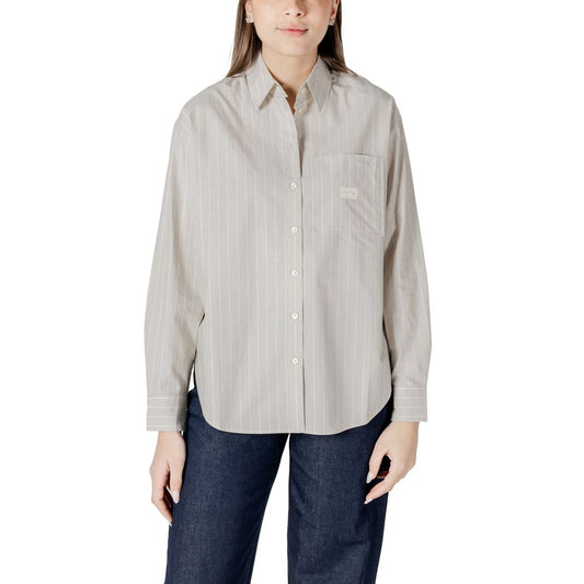 Beige Cotton Shirt