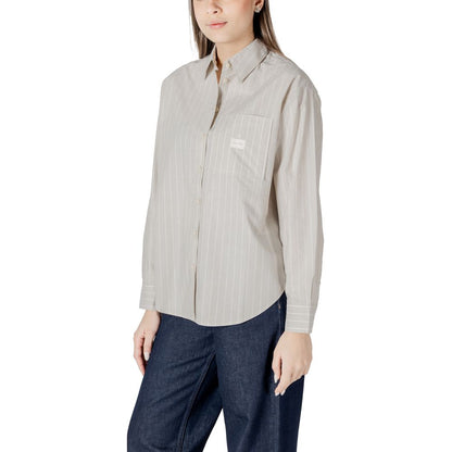 Beige Cotton Shirt