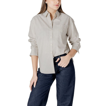 Beige Cotton Shirt