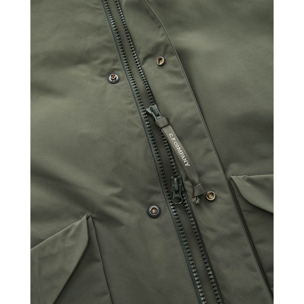 Green Polyester Jacket