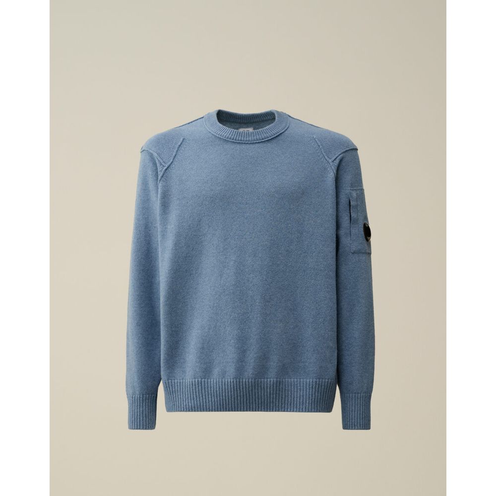 Light Blue Wool Sweater