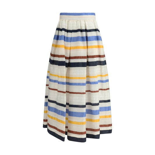 Striped long Skirt