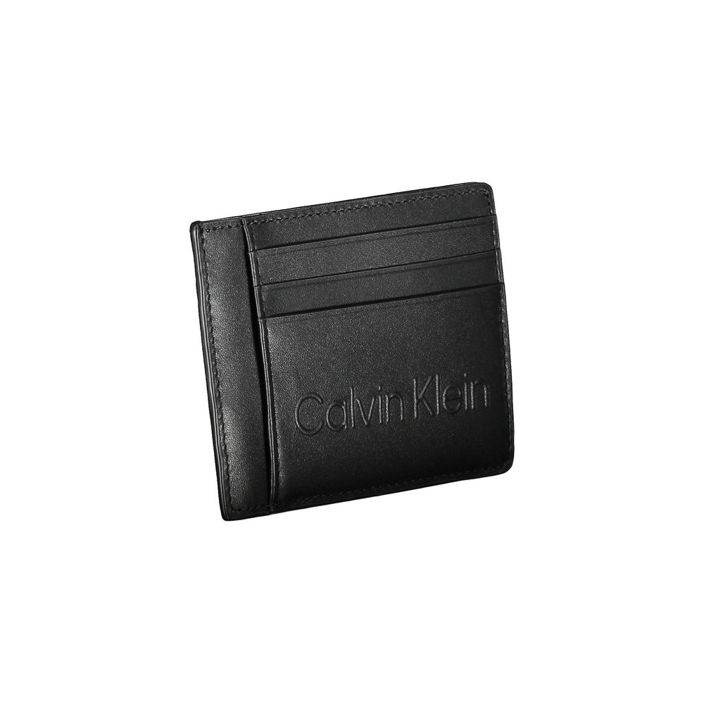 Black Polyethylene Men Wallet