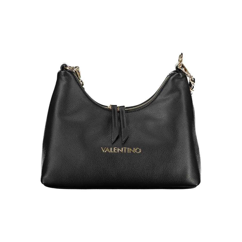 Black Polyethylene Women Handbag