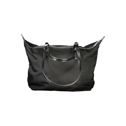 Black Recycled Polyester Women Handbag