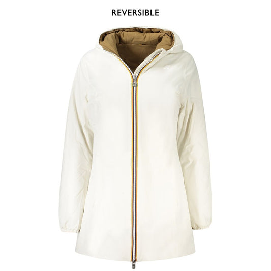 White Nylon Women Jacket