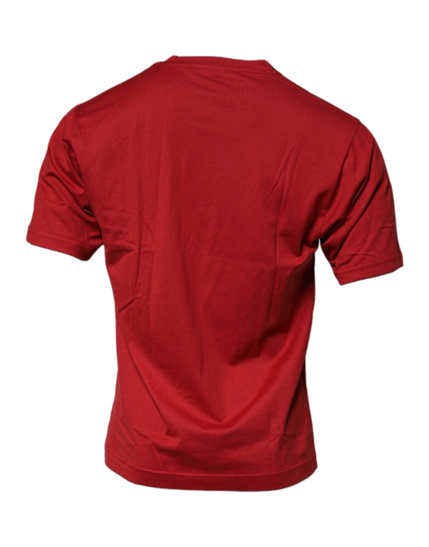 Red DG Logo Cotton Crew Neck T-shirt