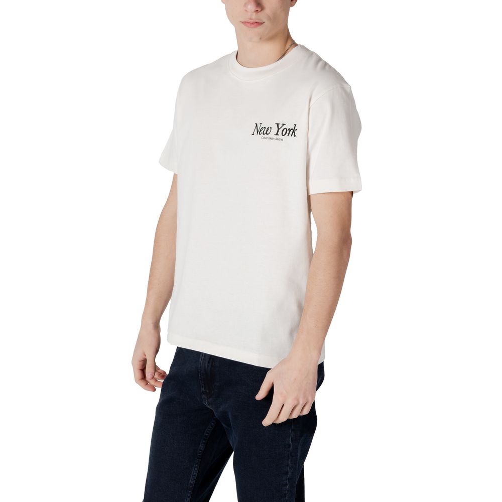 Beige Cotton T-Shirt