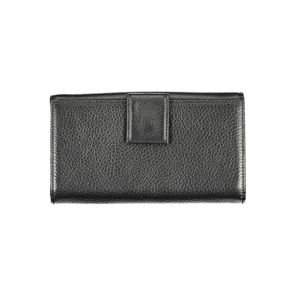 Black Leather Women Wallet