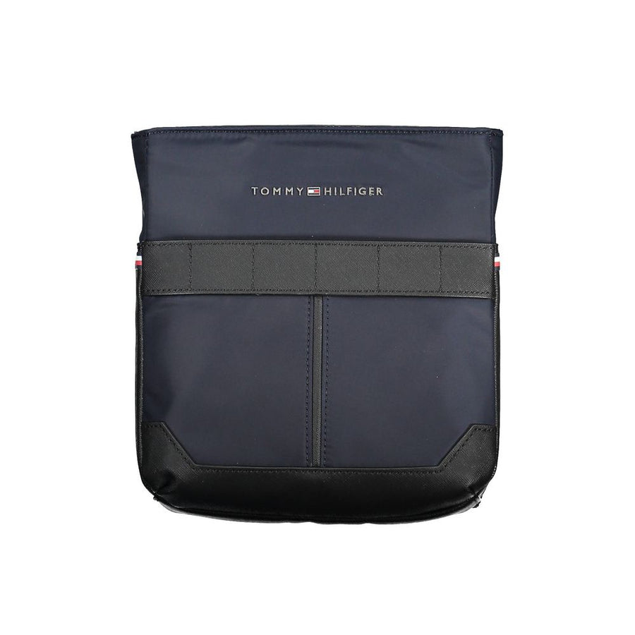 Blue Polyester Men Shoulder Bag