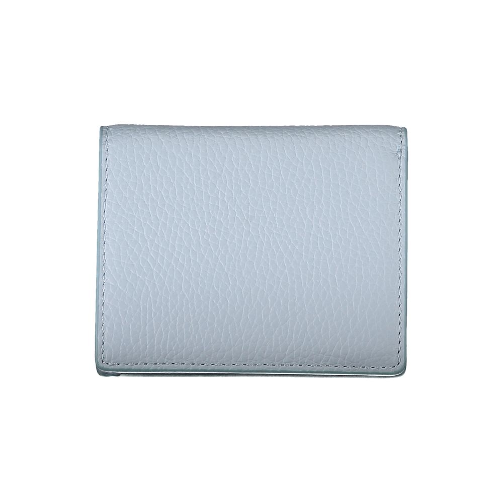 Light Blue Leather Wallet