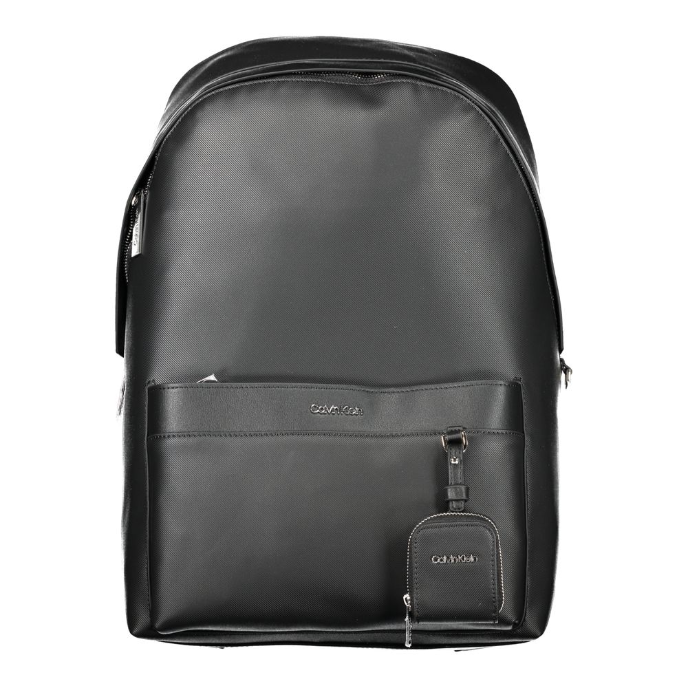 Black Polyester Backpack