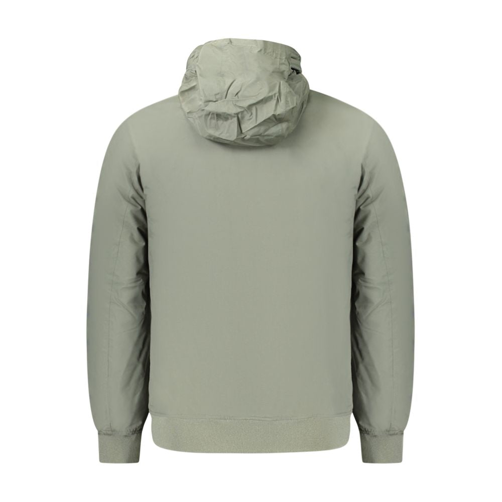 Green Polyamide Men Jacket