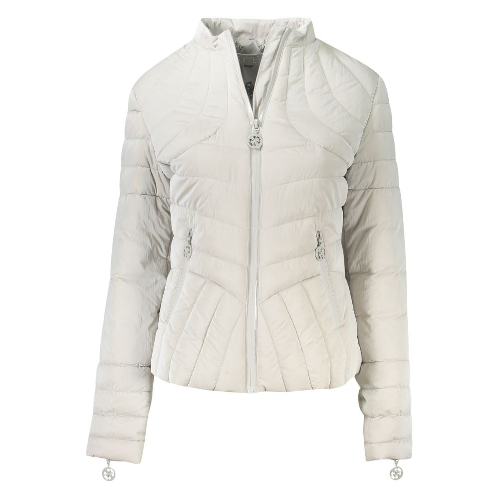 Gray Polyethylene Women Jacket