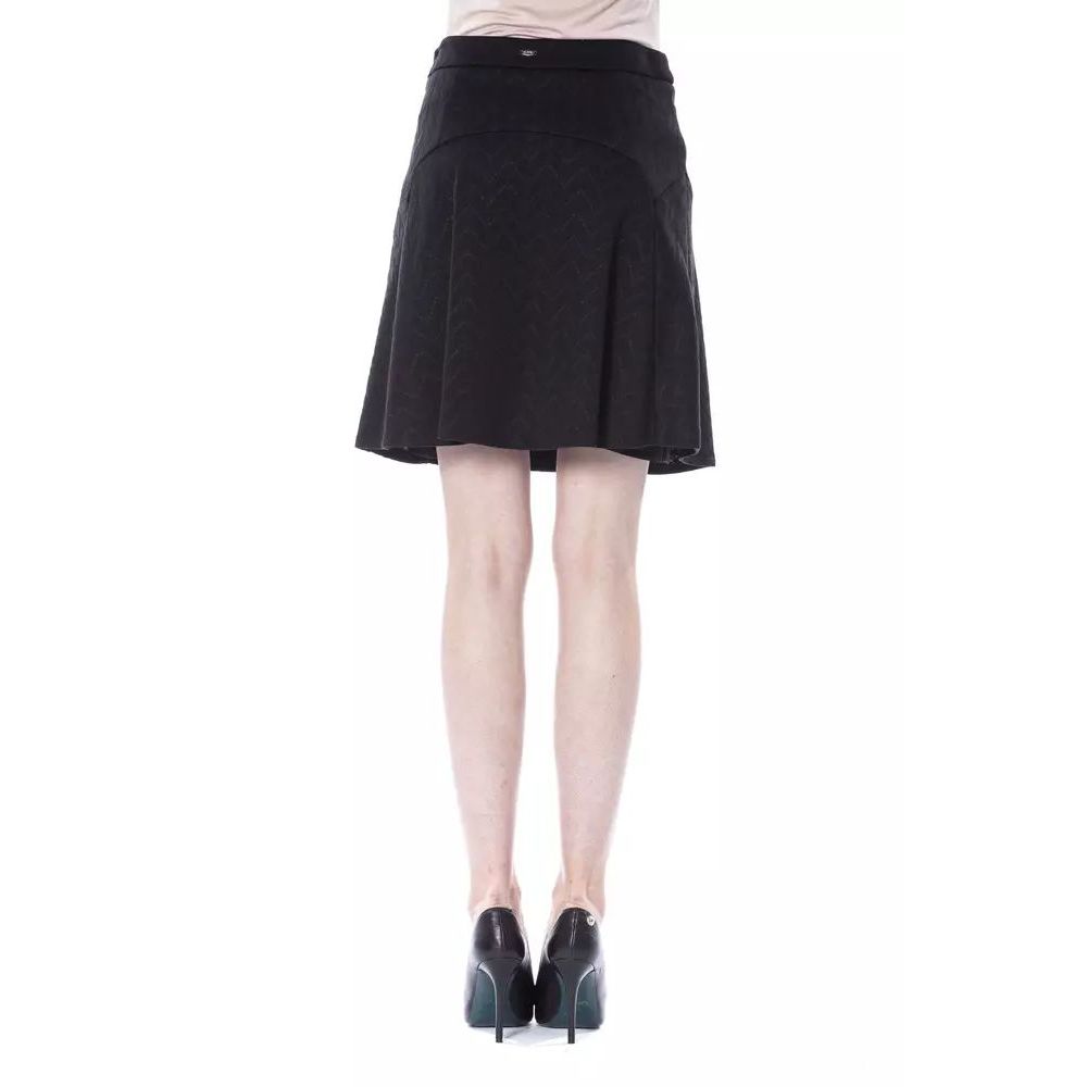 Black Polyester Skirt