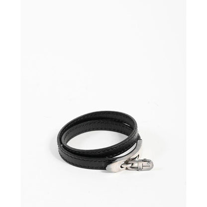 Black Leather Bracelet