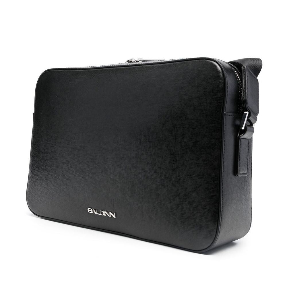 Black Leather Di Calfskin Shoulder Bag