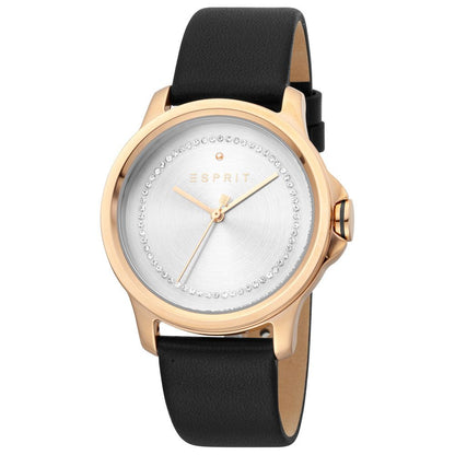 Rose Gold Leather Watch