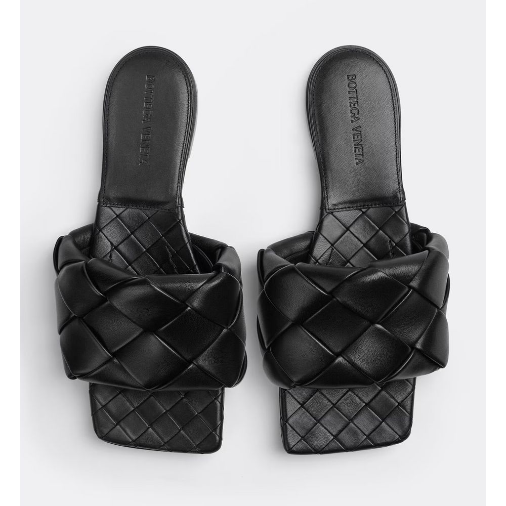 Black Leather Sandal