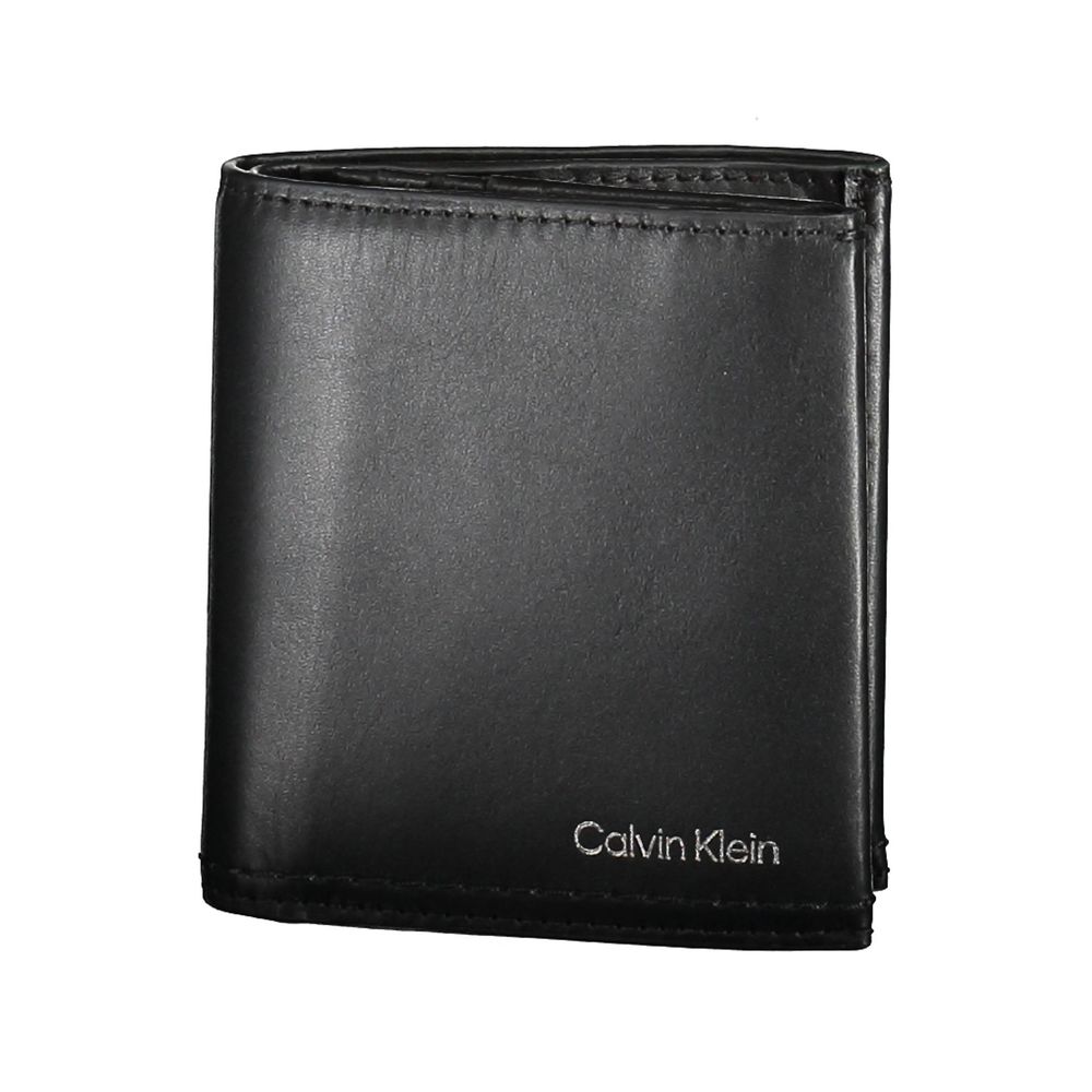 Black Leather Men Wallet