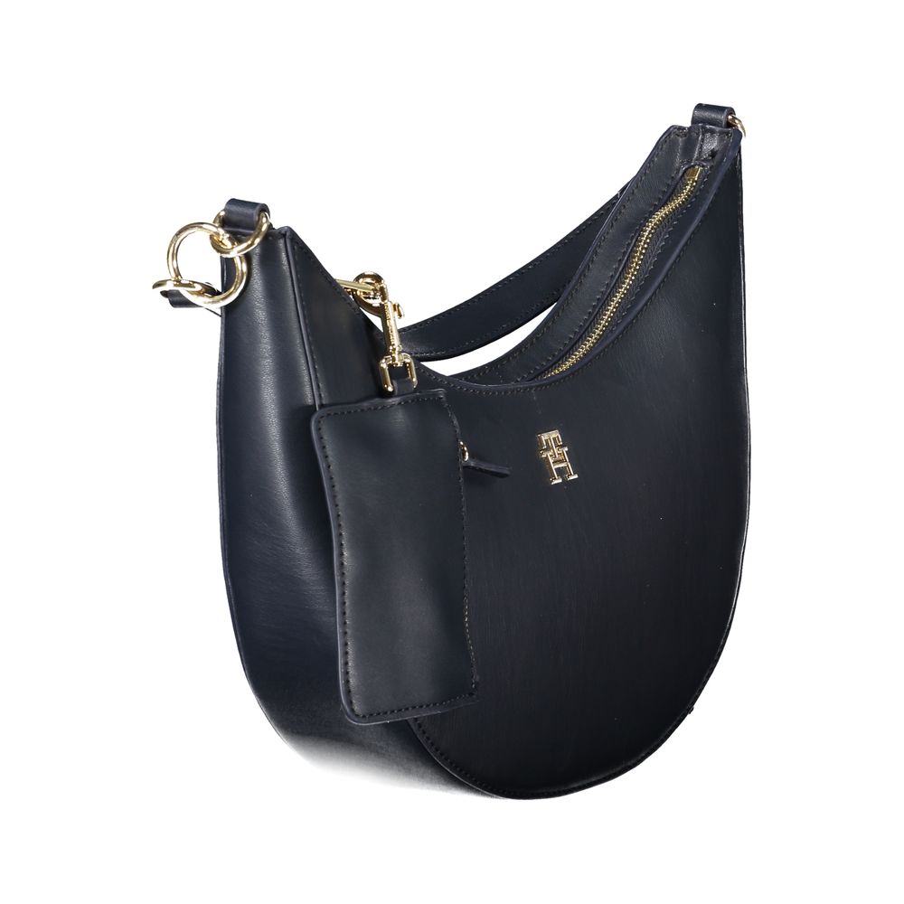 Blue Polyethylene Women Handbag