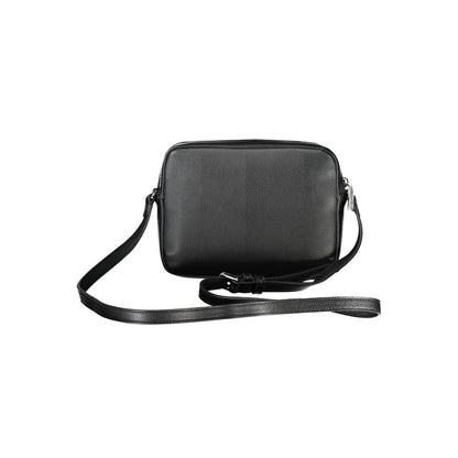 Black Polyethylene Women Handbag