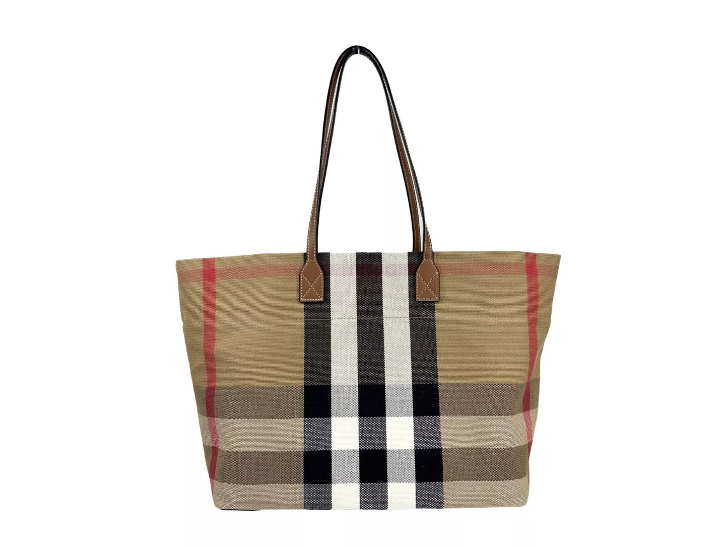 Medium London Check Tote Bag Purse Checkered