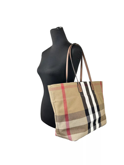 Medium London Check Tote Bag Purse Checkered