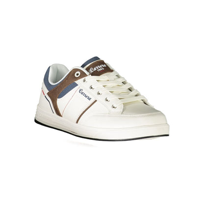 White Polyester Sneaker