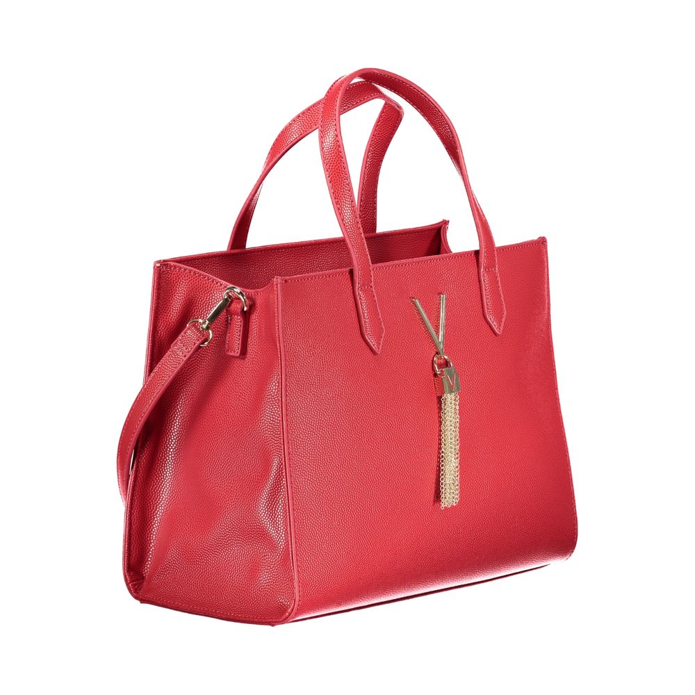 Red Polyethylene Women Handbag